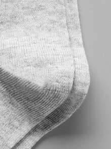 5pairs/Set Plus Size Men's Thin Mid-Calf Socks For Spring And Summer, Moisture-Wicking, Breathable, Classic Colors, Suitable For Business And Daily Wear, Fall