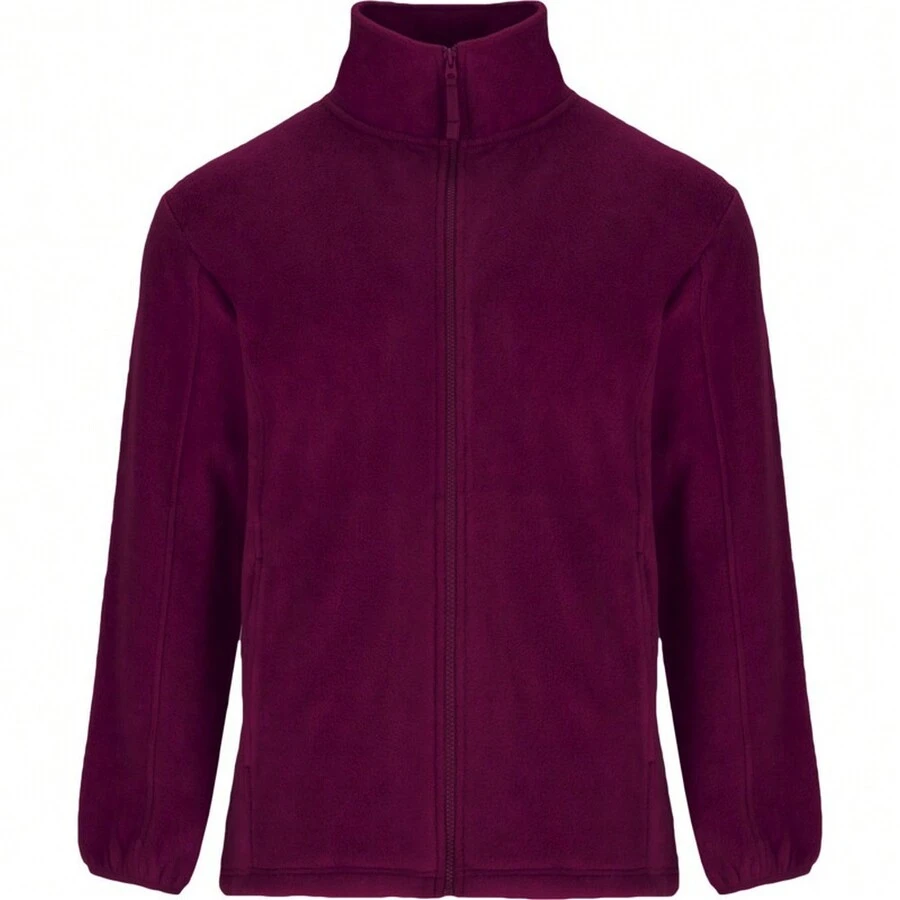 Roly Mens Artic Full Zip Fleece Jacket (Garnet) - Maroon - View 1