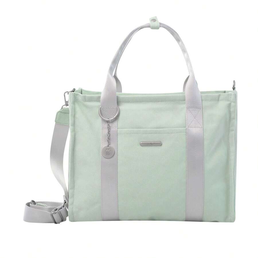 TOTTO Crossbody Bag Green Meadow Mist TBag M 40x32x18 Cm 100% Cotton 18oz Canvas 210g - 綠色 - 查看 1