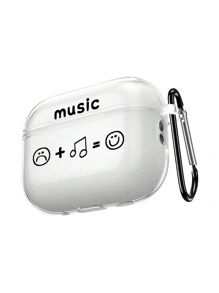 1 PIEZA Estuche protector impreso compatible con auriculares iPhone, AirPods 4/AirPods 1/2, nuevos AirPods 3/Pro/Pro2, estuche protector para auriculares para novio/novia