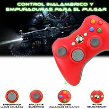 Control Para Xbox 360 Inalambrico Rojo Mando Inalámbrico 360 Rojo - Rojo - Ver 3