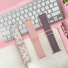 5 Packs Braided Solo Loop Compatible With Apple Watch Band 38mm 40mm 41mm 42mm 44mm 45mm 49mm For Women Men, Stretchy Elastic Sport Straps Wristbands Compatible With Apple Watch Series 9 8 7 6 5 4 3 2 1 SE Ultra Ultra 2