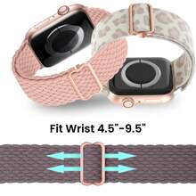 5 Packs Braided Solo Loop Compatible With Apple Watch Band 38mm 40mm 41mm 42mm 44mm 45mm 49mm For Women Men, Stretchy Elastic Sport Straps Wristbands Compatible With Apple Watch Series 9 8 7 6 5 4 3 2 1 SE Ultra Ultra 2