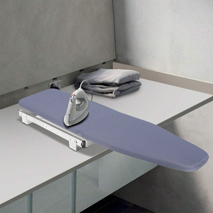 Wall Mounted Ironing Board Foldable Foldable Ironing Board 81*31*15cm 180° Extendable 180° Extendable Ironing Board Cover Steam Ironing Board - Grey - View 1