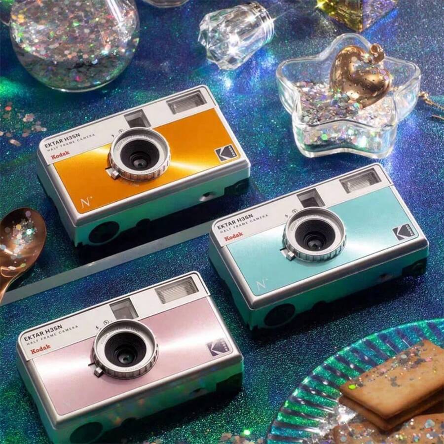 KODAK EKTAR H35N Half Frame Camera Original 35mm Film Camera Reusable