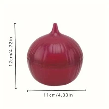 2pcs Onion Savers Storage Container, Classic Onion Shaped Food Saver, Keeping Food Fresh - Purple - View 2