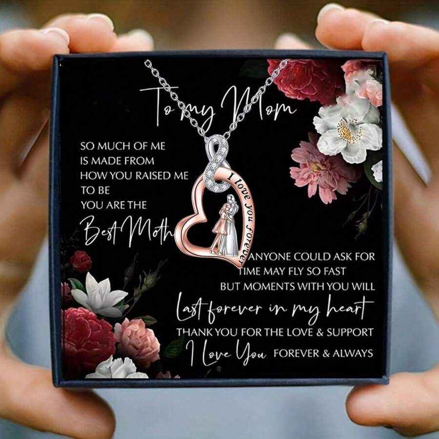 YELUWA Mutter-Tochter Halskette - Pferde Motiv Edelstahl Schmuck