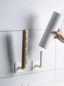 1入組壁掛式帽架，自粘式帽子掛鉤，帽子儲物掛勾，無痕帽子掛架，適用於牆壁門戶壁櫥 - 白色 - 查看 3