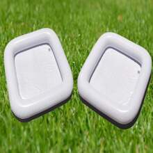 1入組PVC充氣式冰吧游泳池派對冰盤白色水果盤便攜式充氣式冷卻器，適用於運動和戶外活動 - 白色 - 查看 7