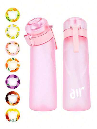 1 个 800ML 调味水瓶，带标志的调味瓶，带一个随机调味豆荚的饮水瓶，适合健身房 -（调味豆荚只改善嗅觉，不改善味道）不改变水的味道，只让它闻起来香，适合户外、露营