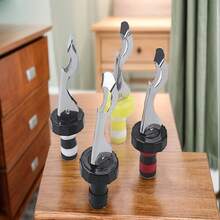 1 件装葡萄酒塞，不锈钢密封防漏瓶塞和开瓶器，葡萄酒保鲜器 - 款式 - 查看 12