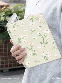 Flowers iPad 旋转保护套 兼容 iPad 第 10 代 10.9 英寸 2022 - 360 度旋转支架保护套 带笔架，自动唤醒睡眠 - 360° Rotating - 查看 4