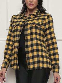 Women Blouses - Yellow - View 3