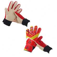 足球守门员手套，全指防滑守门员手套，用于缓冲/足球/装备 - 彩色 - 查看 8