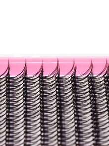 Sulv Lash  Luxe Bold Cluster Lashes Kit 8-10-12mm Mixed/10-12-14mm Mixed/10-12-14-16mm Mixed/14-16-18mm Mixed/14-16-18-20mm Mixed Individual Lash Extensions Newbie's Five-Second DIY Dramatic Volume Eyelash Wispy Faux Mink Lash Mixed Length Tray With Bond & Seal, Applicator At Home - Black - View 6