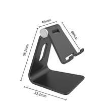 1pc Plastic & Aluminium Alloy Foldable Phone Stand, Desktop Holder Back To School - White - View 6