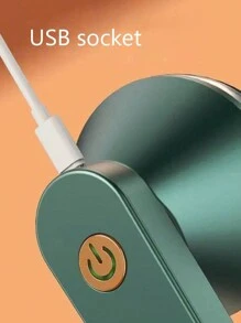 1 pieza, Quitapelusas eléctrico, Quita pelusas USB, Pelusa potente, Quita borlas, Quita bolas de pelo portátil para ropa, ropa de cama, muebles, alfombras, sofás, suministros de limpieza, dispositivos de limpieza - Blanco - Ver 4