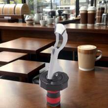 1 件装葡萄酒塞，不锈钢密封防漏瓶塞和开瓶器，葡萄酒保鲜器 - 款式 - 查看 14