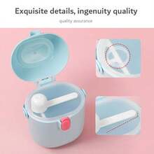Milk Powder Storage Box, Large Capacity Food & Snack Storage Container For Baby's Puree, Portable Moisture-Proof Sealable Canister - Portable Milk Powder Box - View 2