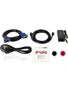 Consola Tablero Arcade Multijuegos Retro Maquinita ARCADE  Teclado - Multicolor - Ver 2