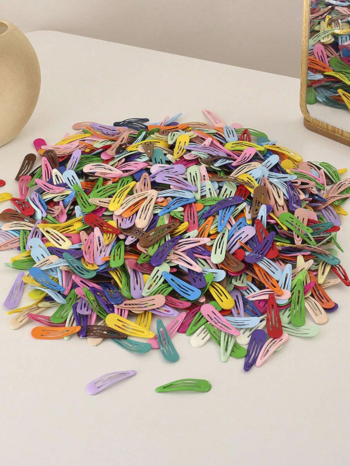 Pinces fixes pour ornement d'arbre de noël, 60/1 pièces, pinces fixes pour fleurs de noël, carte de bricolage, Photo, mémo, fournitures de décoration pour fête du nouvel an à domicile
