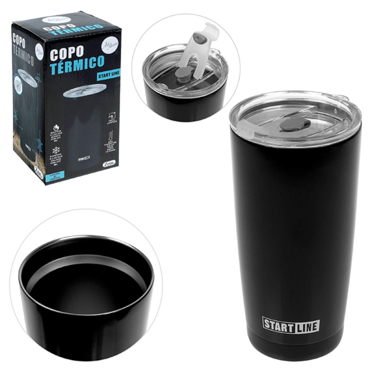 Vacuum Flasks & Thermoses - màu đen - Xem 1