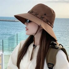 1件漁夫帽、遮陽帽、登山帽，適用於釣魚、登山、旅行、防曬休閒等戶外活動 - 彩色 - 查看 41