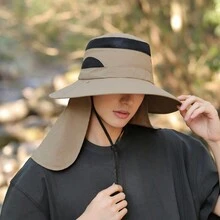 1件漁夫帽、遮陽帽、登山帽，適用於釣魚、登山、旅行、防曬休閒等戶外活動 - 彩色 - 查看 52