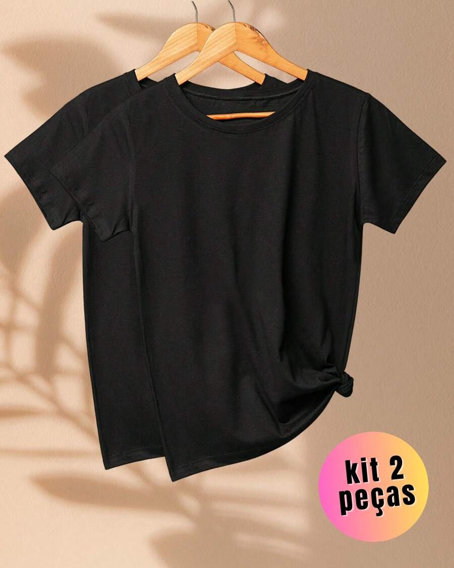 Women T-Shirts - 黑色 - 查看 1