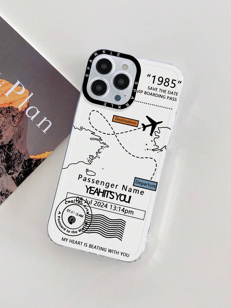 1pc TPU Camera Bumper Printed Phone Case Compatible With IPhone 11/12/13/14/15/11ProMax/12ProMax/13ProMax/14ProMax/15ProMax/15Pro/15Plus, Compatible With Samsung Series, Compatible With Redmi Series,International Version, Not The Domestic Version