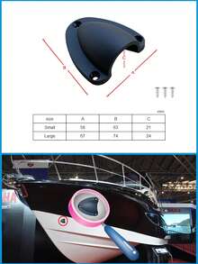 Plastic Large Sized Ventilation Openings Ventilation Covers Air Outlets And Water Outlets For Cargo Ships Hat Protected Vessel - Black - View 2