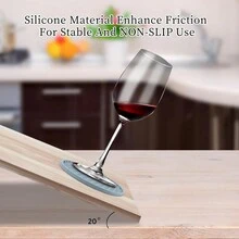 1入組深藍色圓形矽膠杯墊，簡單方便的直徑10CM，適用於各種杯子、酒杯、馬克杯、陶瓷杯、玻璃杯、冷熱飲料杯子，具防滑、防黏、防溢、保護桌面和裝飾的功能，適用於酒吧、餐廳、家庭聚會、商務會議和派對活動。 - 藏青色 - 查看 10