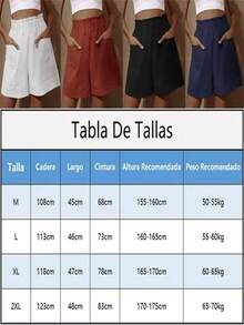 Trajes de Baño: Pantalones Cortos de Lino Palazos Completos para Mujer, una Opción Elegante y Cómoda para los Días Soleados.