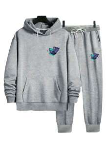 Men Hoodies - Xám - Xem 2