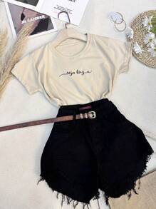 Women T-Shirts - 米色 - 查看 5