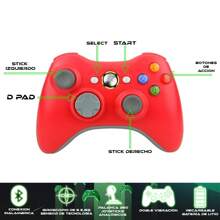 Control Para Xbox 360 Inalambrico Rojo Mando Inalámbrico 360 Rojo - Rojo - Ver 4