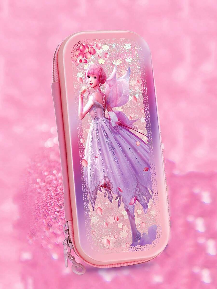 Gicctyble Federmäppchen 5-Fach - Praktische Federtasche Für Schule, Büro & Unterwegs In Rosa