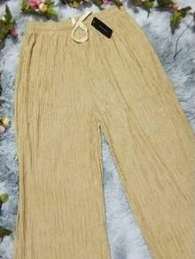 PANTALON TELA CORRUGADA FRESCA MOD BASIC - Beis - Ver 2