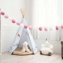 1pc/3cm Colorful Wool Felt Ball Plush Ball (Sold As A Set) For Fireplace Room Decoration, Baby Stroller Decor, Easter, Thanksgiving, Wall Decoration, Party Ornament, Home Decor , Room Decor, Wall Decor Gifts Birthday Graduation Christmas Decorations Christmas