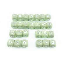 52pcs 12mm Multifunctional Silicone Alphabet Beads Set For DIY Jewelry Making, Keychain And Bracelet DIY - Silicone Letter Beads - View 13