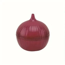 2pcs Onion Savers Storage Container, Classic Onion Shaped Food Saver, Keeping Food Fresh - Purple - View 6