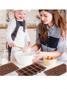 1 Molde de Silicón Alfabeto Abecedario con Letras para Fondant y Chocolate Cocina Reposteria, 1 Molde de Silicón Alfabeto Abecedario con Letras para Fondant y Chocolate Cocina Reposteria - Café integral - Ver 2