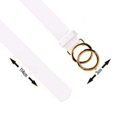 Women Belts - 白色 - 查看 4