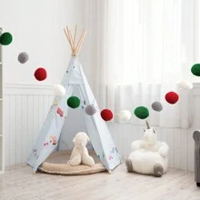 1pc/3cm Colorful Wool Felt Ball Plush Ball (Sold As A Set) For Fireplace Room Decoration, Baby Stroller Decor, Easter, Thanksgiving, Wall Decoration, Party Ornament, Home Decor , Room Decor, Wall Decor Gifts Birthday Graduation Christmas Decorations Christmas