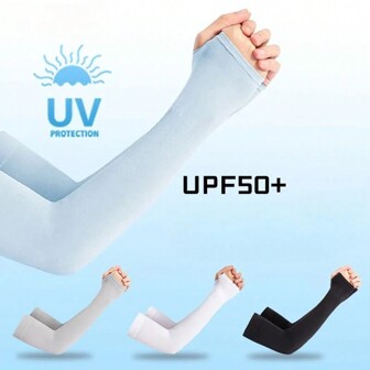 Unisex Arm Guards Sunscreen Sleeves Men's And Women's Sports Sets Sun Protection And UV Protection Gloves Support Running Safety