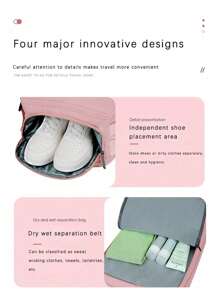 Zaino da viaggio con grande capacità per affari, pendolarismo e tempo libero da uomo e donna, zaino multifunzione a più scomparti, borsa per laptop, zaino con fibbia di rilascio, decorazione funzionale, zaino per laptop da viaggio, antifurto sottile, resistente all"acqua, borsa per computer portatile da college da scuola per donne e uomini, adatta per laptop da 15,6 pollici