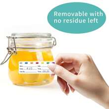 Removable Freezer Labels, 1x3 Inch Food Labels For Freezer Storage, 300pcs Freezer Stickers Waterproof Oil Resistant Easy Clean Leaves No Residue.