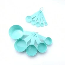 Ensemble De 10 Cuillères Doseuses En Plastique Noir, Cuillères Doseuses Pour La Pâtisserie Mesure D'outils De Pesage Ménagers Cuillères À Mesurer