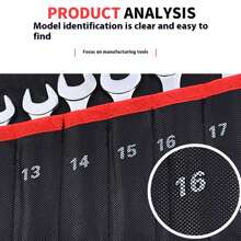 2件套花键槽型可逆扳手套装,汽车维修五金工具,男士工具 - 8-24mm精品亮光-兩用扳手套裝 - 查看 8