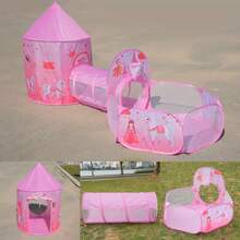 可攜式幼教帳篷 - Pegasus Girl設計，適用於室內遊戲 - 彩色 - 查看 7